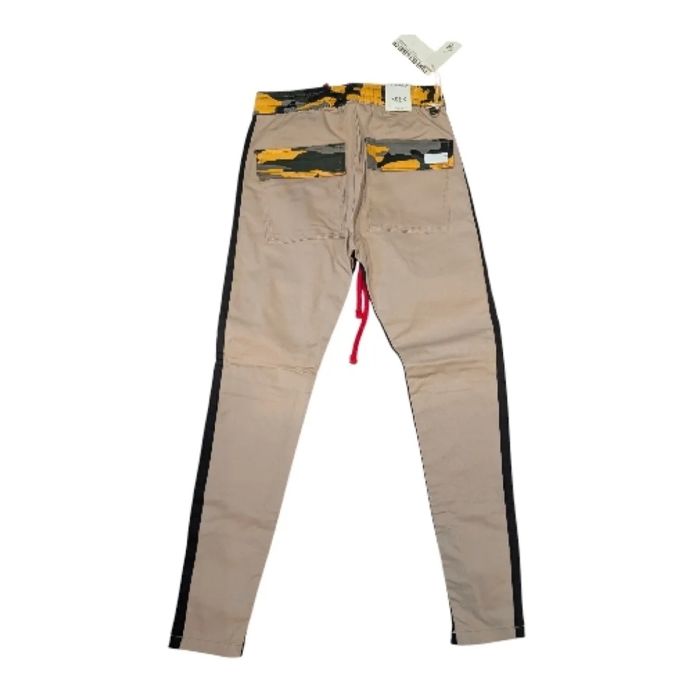 KDNK Skinny Tapered Camo Ankle Zip Jogger Style Jeans Size Small Men 30
